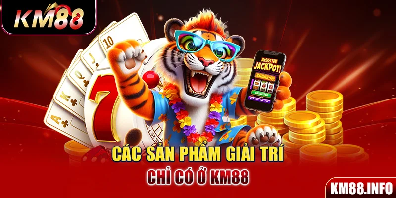 Các sản phẩm giải trí chỉ có ở KM88