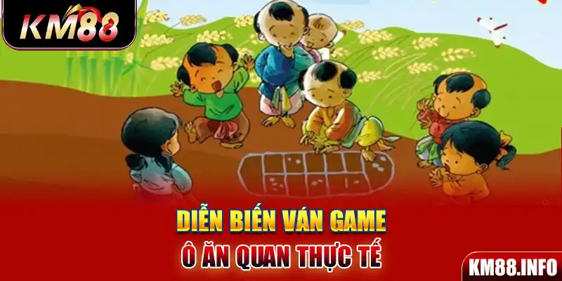 Diễn biến ván game Ô Ăn Quan thực tế