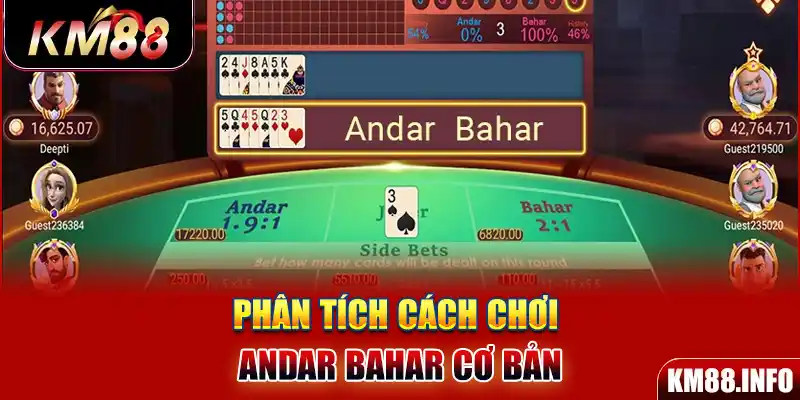 Phân tích cách chơi Andar Bahar cơ bản