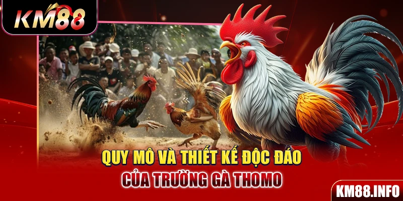 Quy mô và thiết kế độc đáo của trường gà Thomo